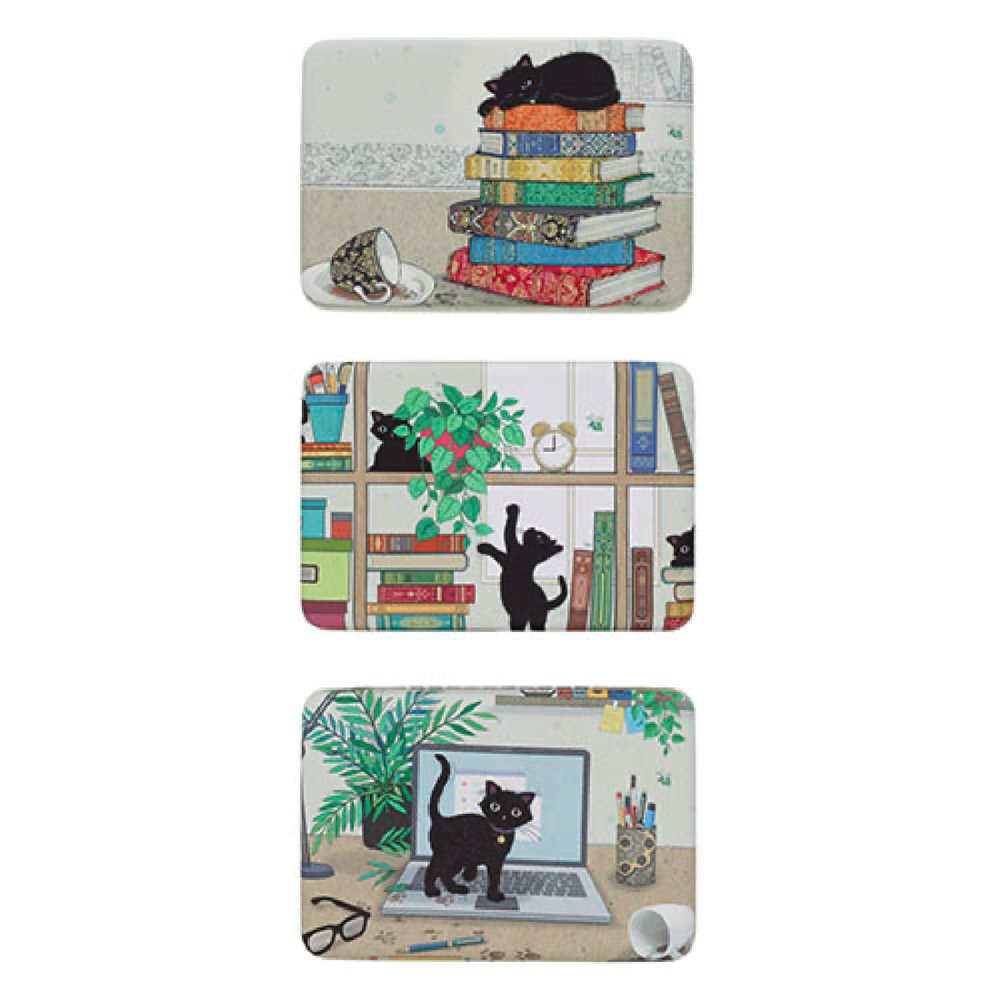 EXP, 15 UDS CAJITA PARA JOYAS BUG ART GATOS CON LIBROS | KIUB | ENVASE 15 UDS. UNIDAD | 23700572804334 Imagen principal del producto