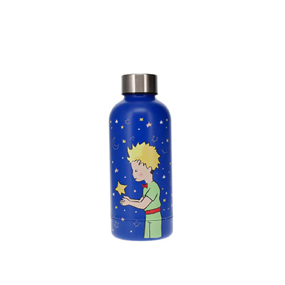 BOTELLA ISOTERMICA 400 ML EL PRINCIPITO AZUL ESTRELLA | KIUB PRINCIPITO | 1 UNIDAD | 3700572804590