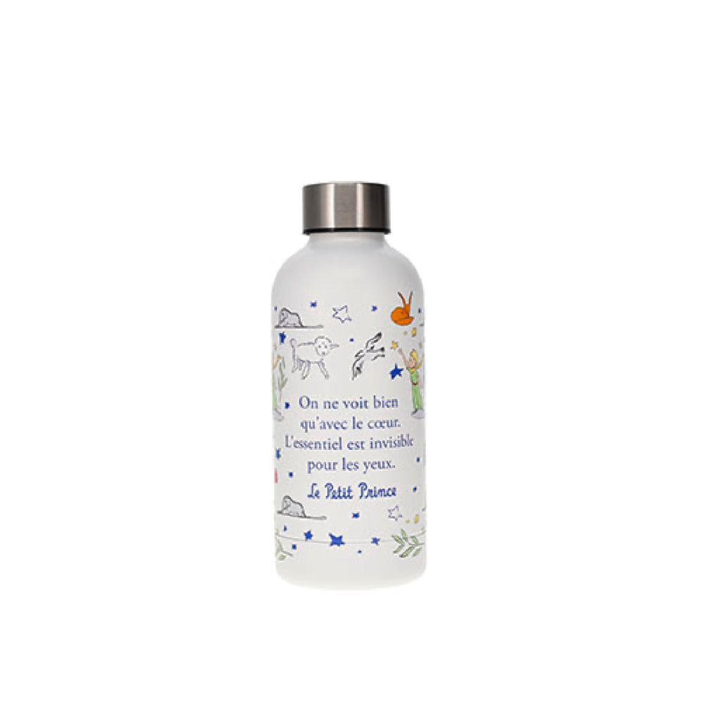 BOTELLA ISOTERMICA 400 ML EL PRINCIPITO FRASE EN FRANCES | KIUB PRINCIPITO | 1 UNIDAD | 3700572804606