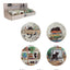 EXP, 24 UDS ESPEJO REDONDO PLATEADO BUG ART GATOS LIBROS | KIUB | ENVASE 24 UDS. UNIDAD | 3700572805870