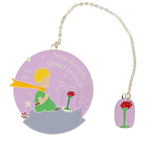Marcapáginas metálico El Principito Rosa KIUB PRINCIPITO