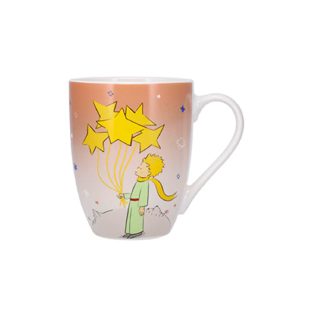 TAZA REDONDA 340 ML + CAJA EL PRINCIPITO ESTRELLAS | KIUB PRINCIPITO | 1 UNIDAD | 3700572806600