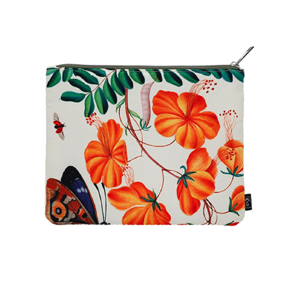 MONEDERO PLANO CON CREMALLERA FLORES Y MARIPOSAS | KIUB PRINCIPITO | 1 UNIDAD | 3700572808369 Imagen principal del producto