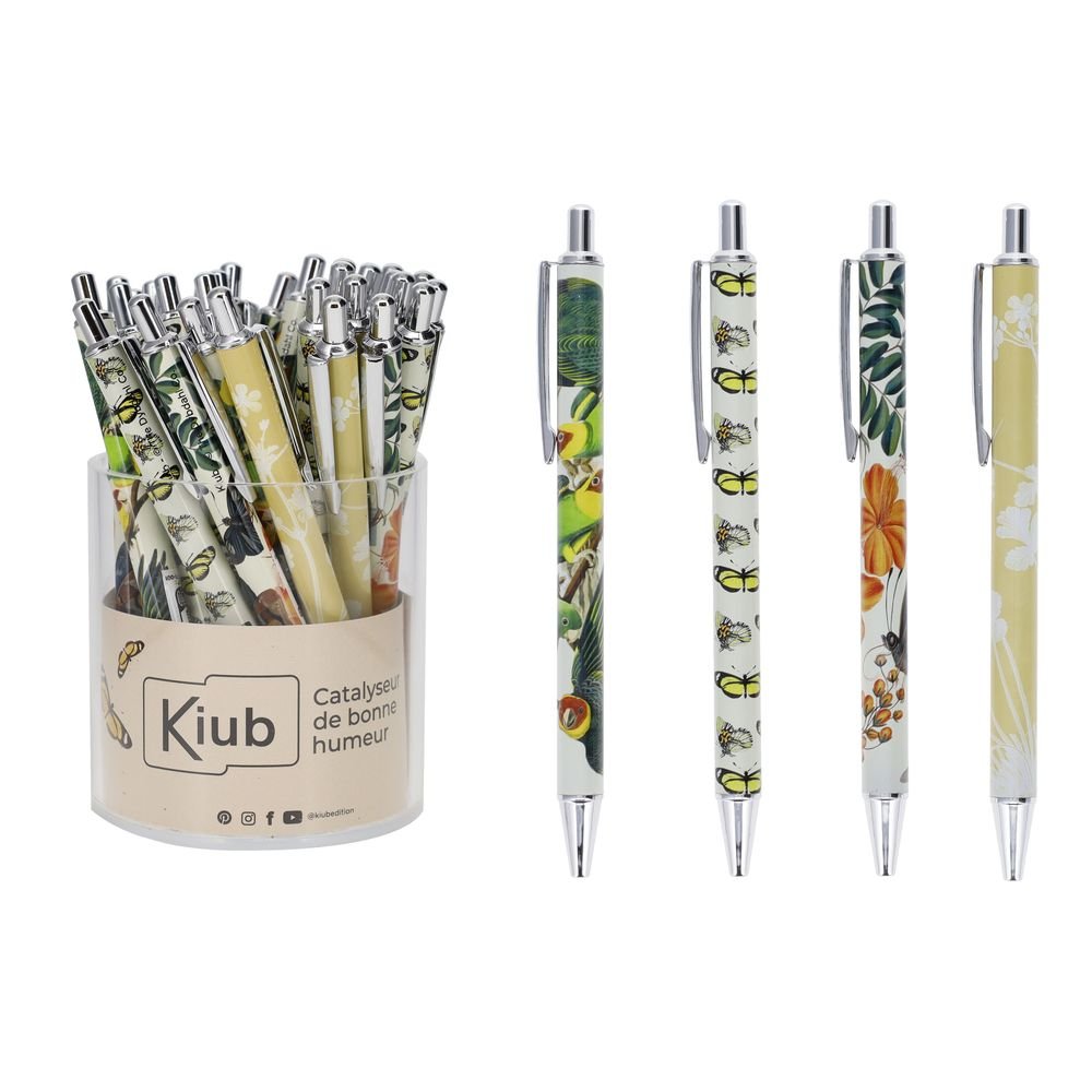 Exp. 36 Boligrafo con Clip Metálico Encyclopedia Nature KIUB Imagen principal del producto