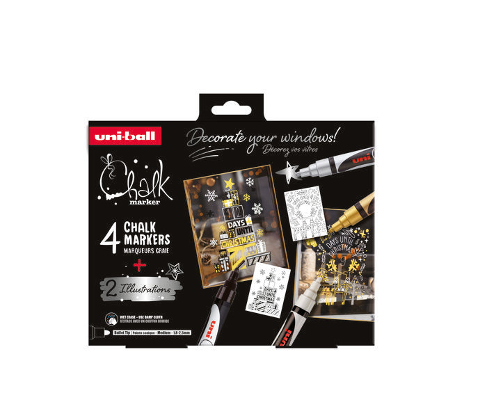 Set Marcador Uni Chalk Scandinavian | Uni-Ball | Pack 1 Unidades Imagen principal del producto