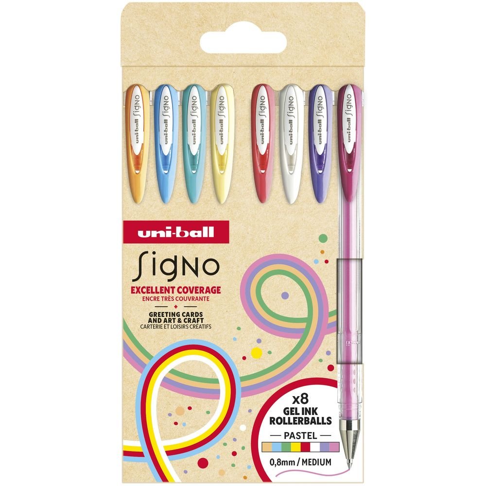 Boligrafo Uniball Signo Gel Um-120ac 8 Colores Vivos Imagen principal del producto