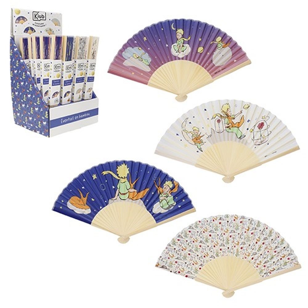 Expositor 24 Abanico Bambu El Principito Surtido Marca Kiub Principito Imagen principal del producto