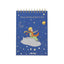 Cuaderno liso A5 el Pequeño Principito azul horizontal marca Kiub Principito
