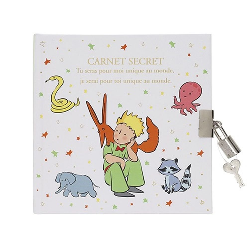 Diario con Candado el Pequeño Principito Animales KIUB
