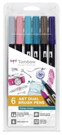 Rotuladores dobles Punta Pincel Tombow Colores Vintage Imagen principal del producto