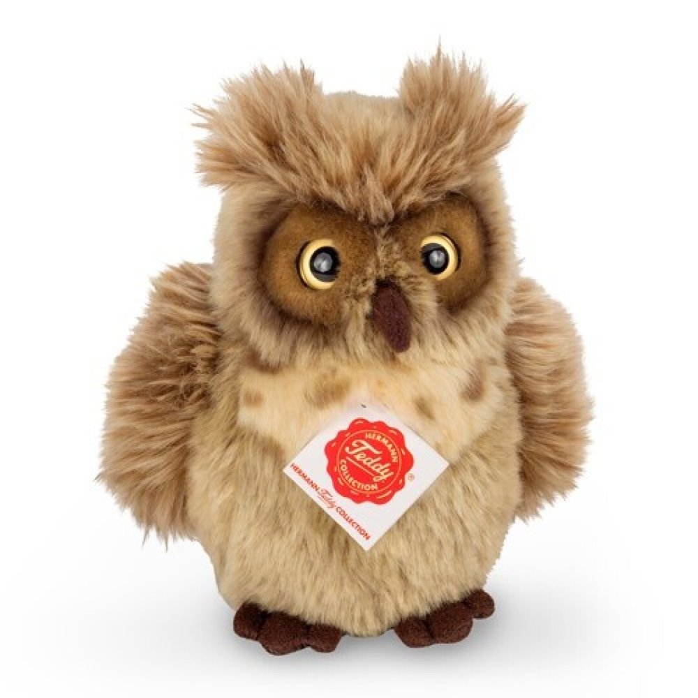 PELUCHE BUHO GRIS-MARRON 17 CM | TEDDY | 1 UNIDAD | 4004510941637