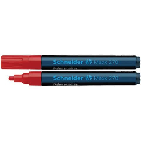 Marcador de Laca Maxx 270 Rojo Schneider