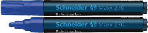 Rotulador de Laca Maxx 270 Azul Schneider