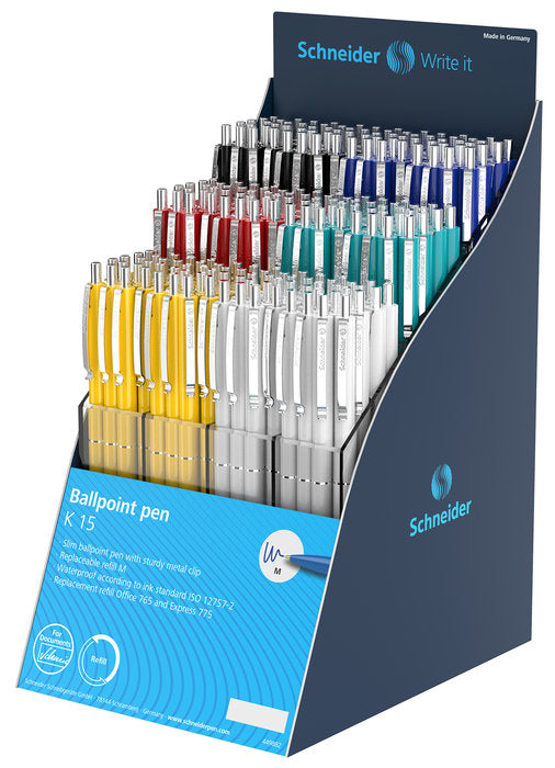 Expositor 216 Bolígrafos Schneider K15 Colores Surtidos Imagen principal del producto
