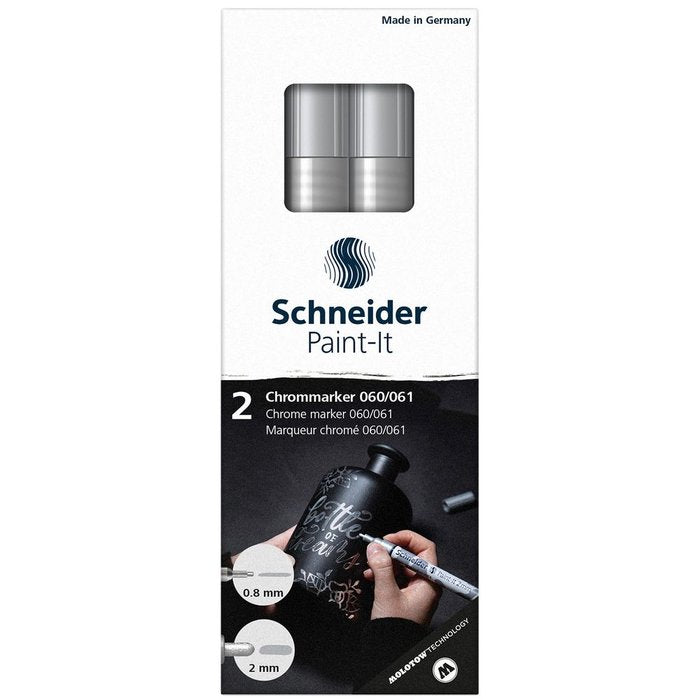 Rotulador Schneider Paint-It 2 Chrome Markers Estuche 2 Uni | Schneider | Pack 1 Unidades Imagen principal del producto