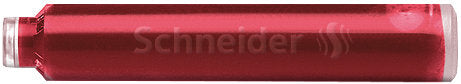 Cartucho tinta rojo Schneider pack 6 unidades