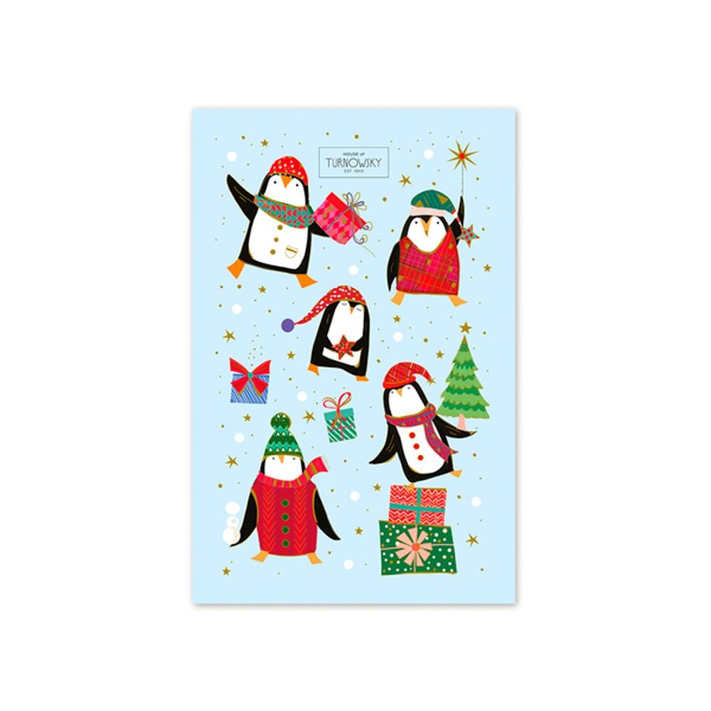 STICKER TURNOWSKY NAVIDAD PINGUINOS 09-507 | ARGUVAL TURNOWSKY | ENVASE 5 UDS. UNIDAD | 4004680509897