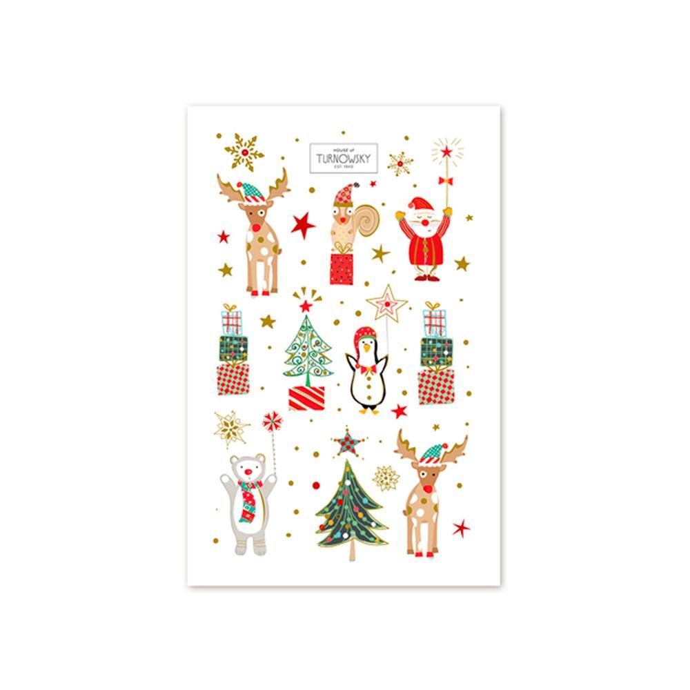 STICKER TURNOWSKY NAVIDAD RENO ARBOL PAPA NOEL /09-509 | ARGUVAL TURNOWSKY | ENVASE 5 UDS. UNIDAD | 4004680509910