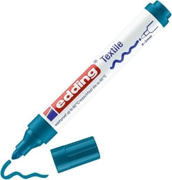 Rotulador para Textil Edding 4500 Azul Claro Pack 10