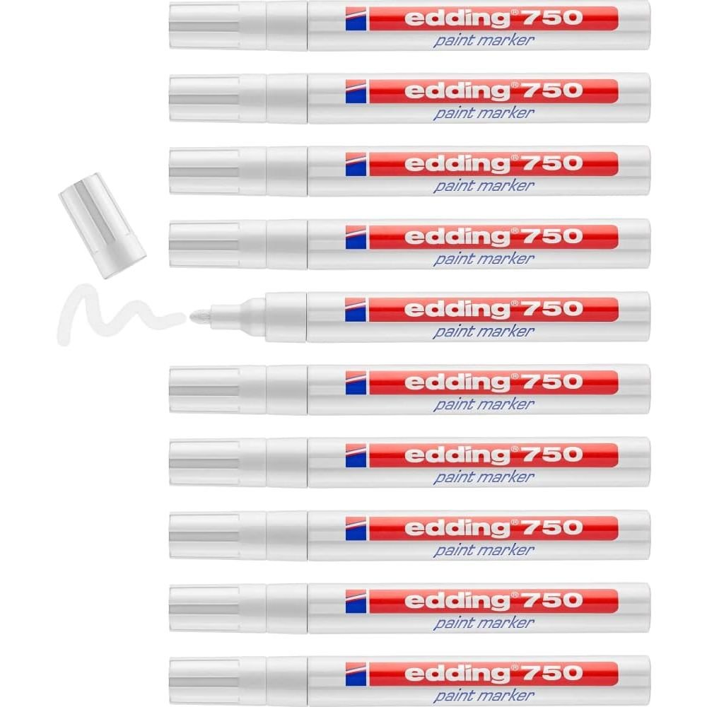 Rotulador Edding 750 Blanco | Edding | Pack 10 Unidades Imagen principal del producto