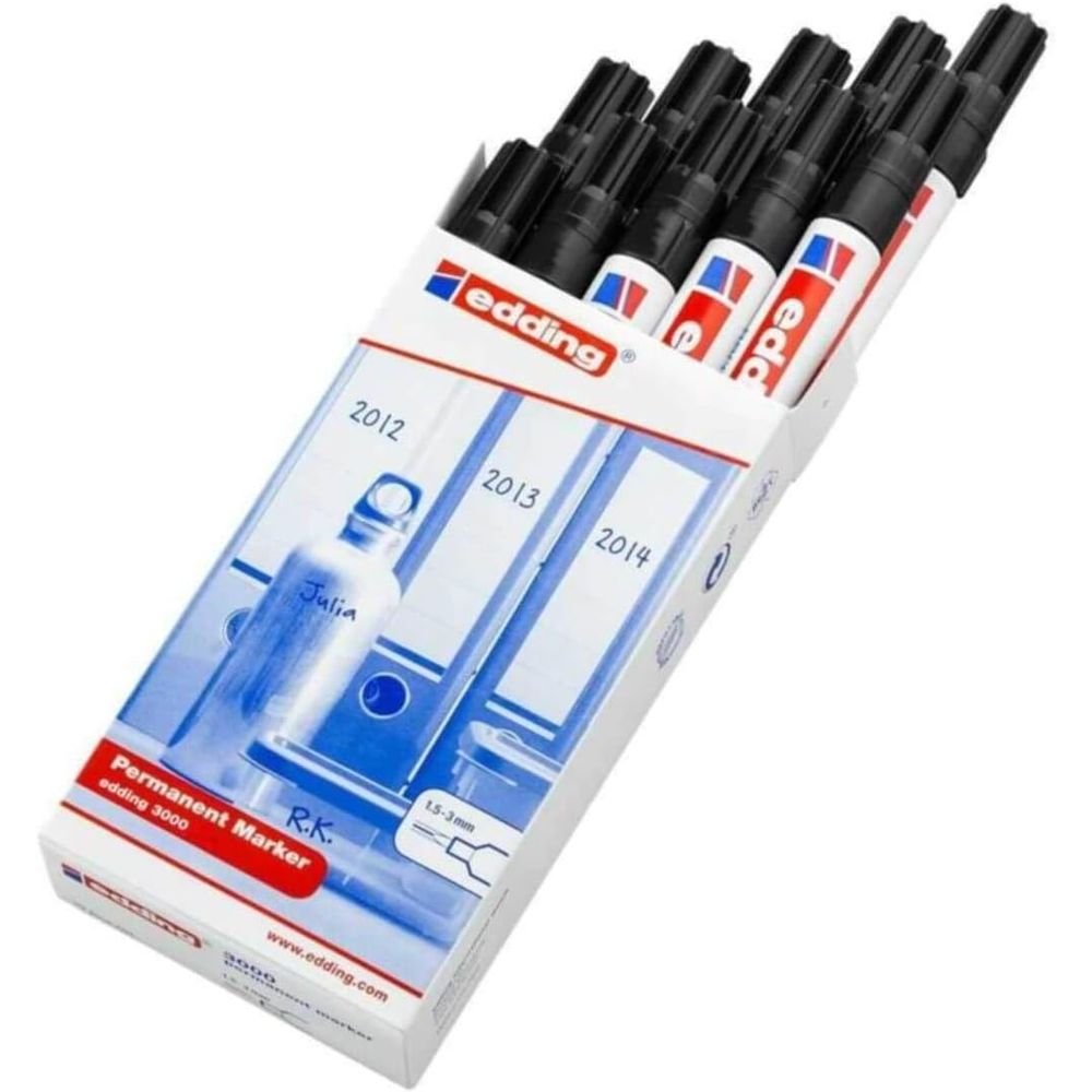 Rotulador Edding 3000 Negro | Edding | Pack 10 Unidades Imagen principal del producto