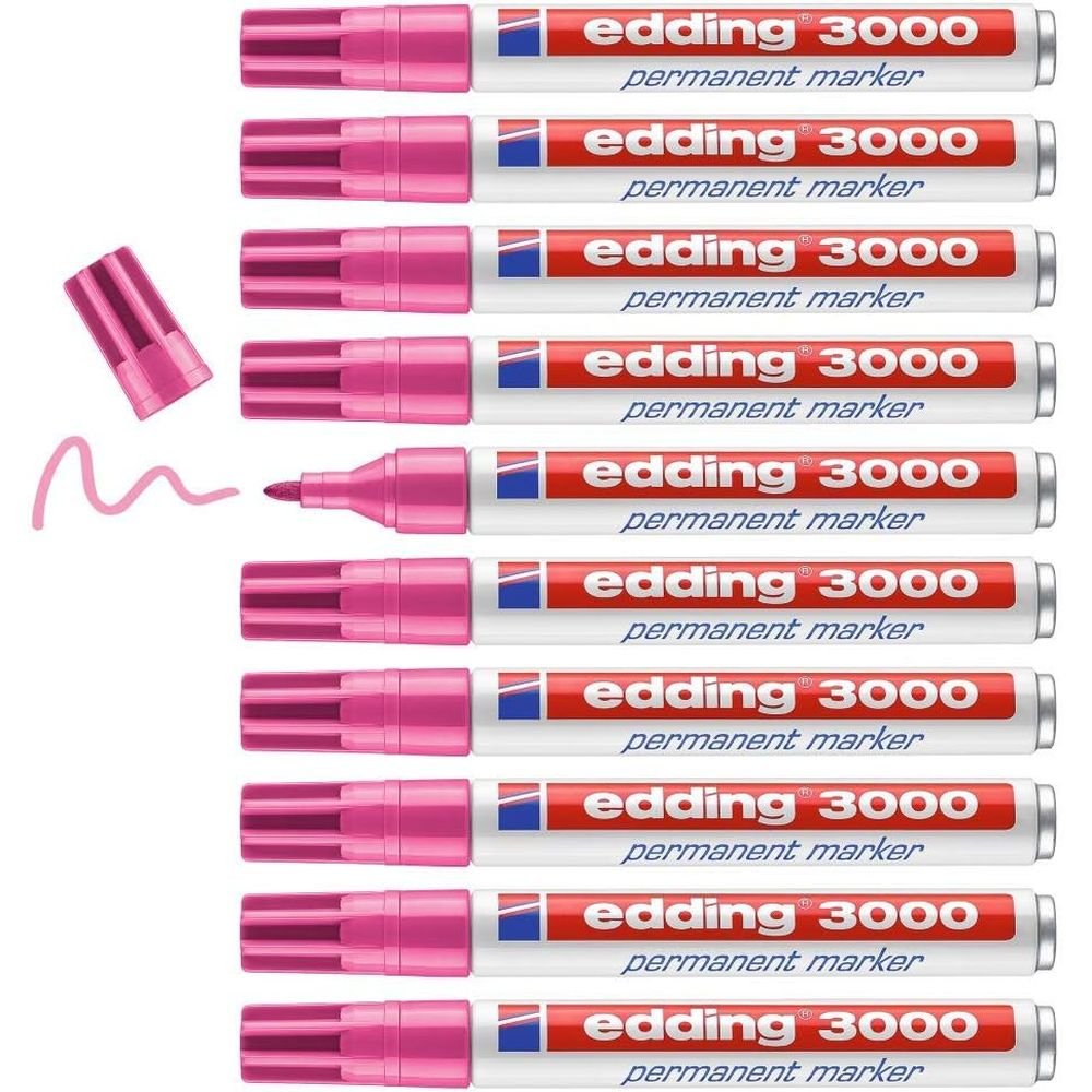 Rotulador Edding 3000 Rosa | Edding | Pack 10 Unidades Imagen principal del producto