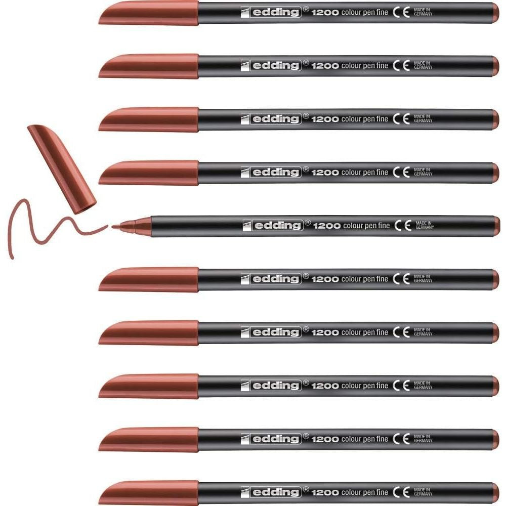 Rotulador Edding 1200 Sepia | Edding | Pack 10 Unidades