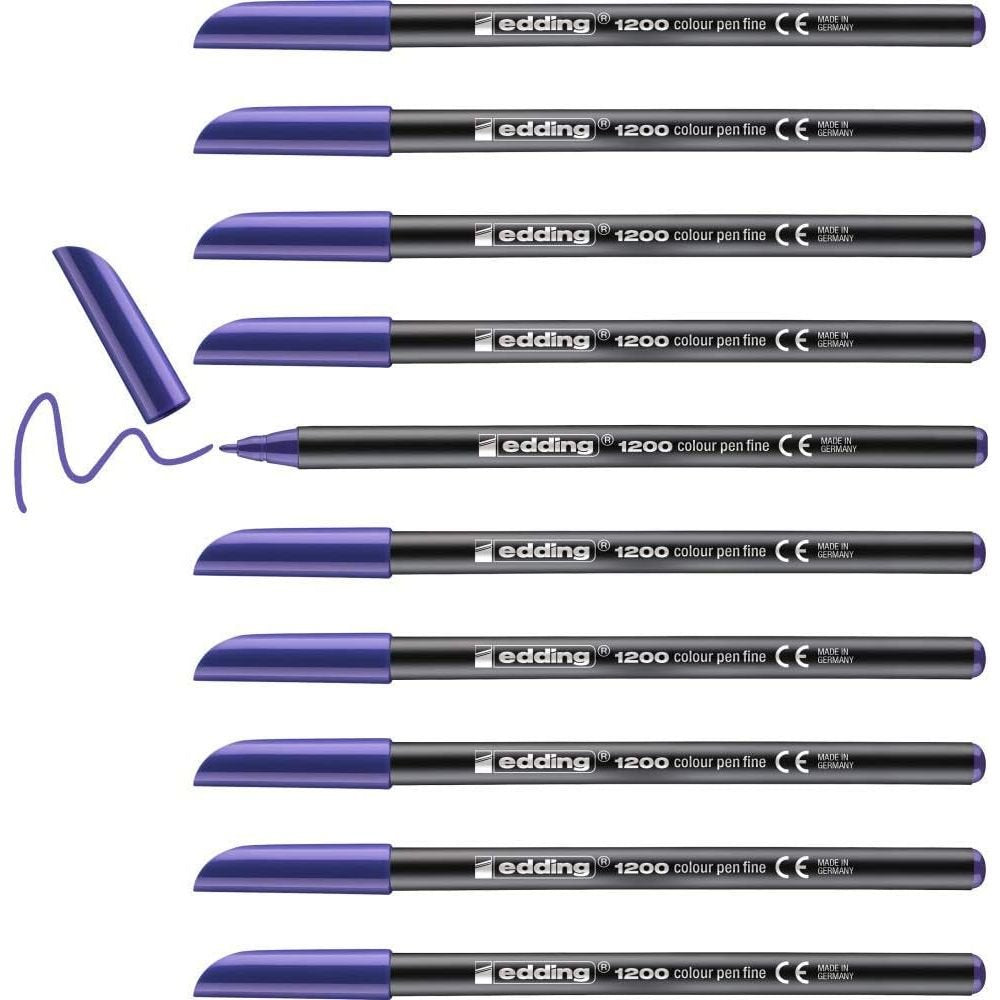 Rotulador Edding 1200 Violeta | Edding | Pack 10 Unidades