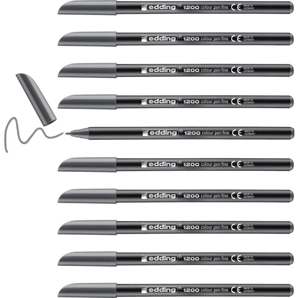Rotulador Edding 1200 Gris | Edding | Pack 10 Unidades Imagen principal del producto