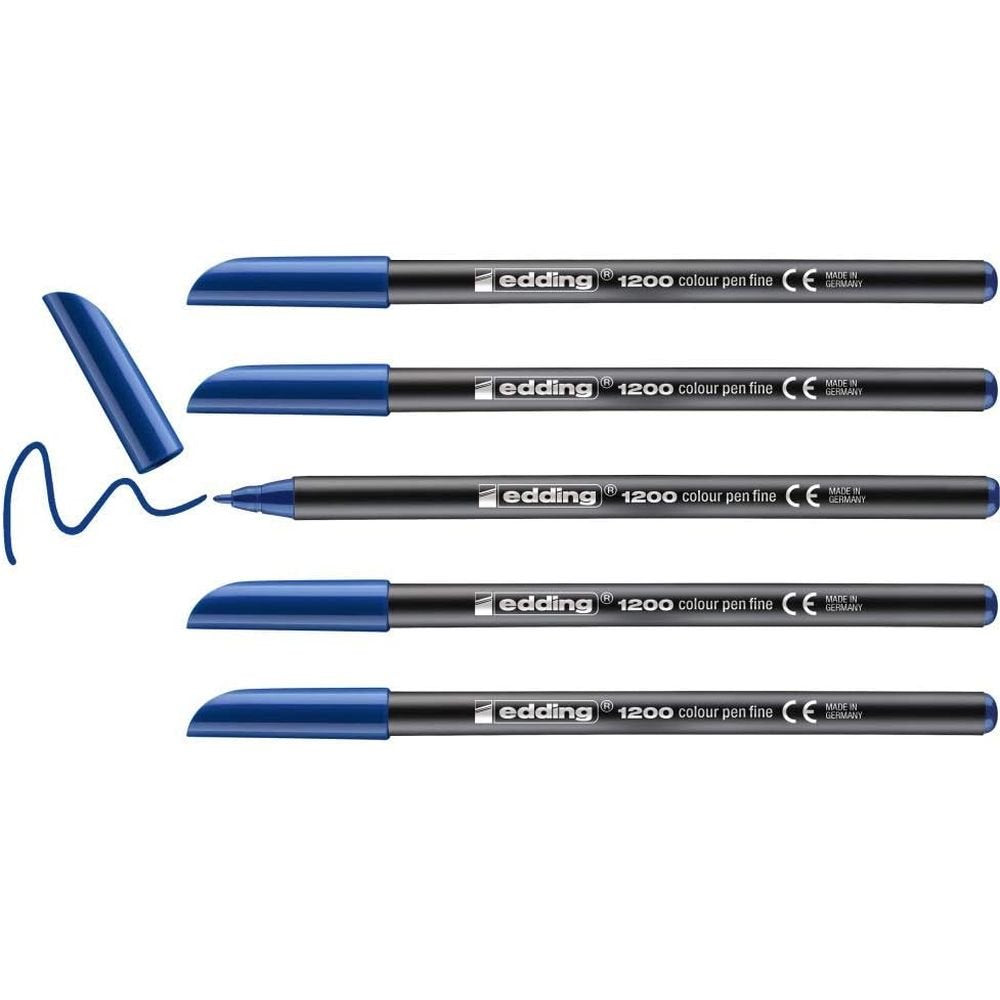 Rotulador Edding 1200 Azul Acero | Edding | Pack 5 Unidades Imagen principal del producto
