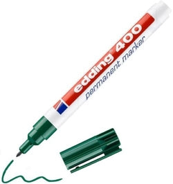 Rotulador permanente verde Edding 400 marca Edding en pack de 10 Imagen principal del producto
