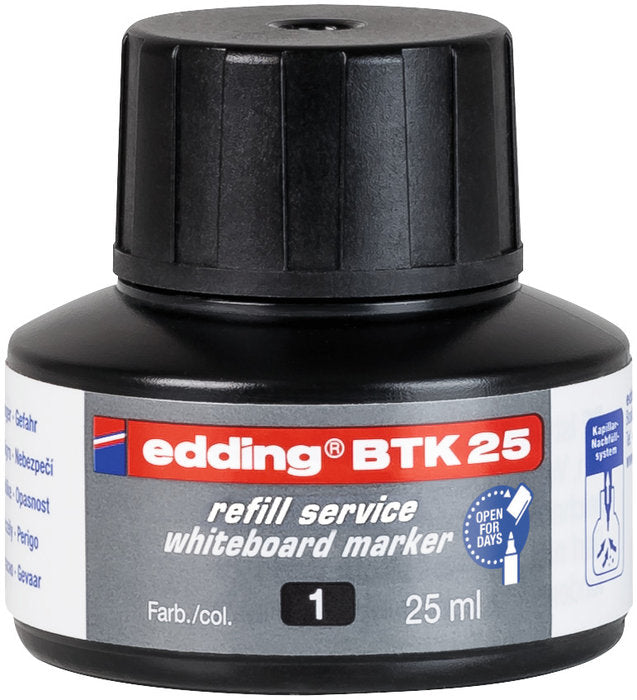 TINTA EDDING BTK 25 NEGRO PIZARRA BLANCA | 1 UNIDADES | (EDDING) Imagen principal del producto