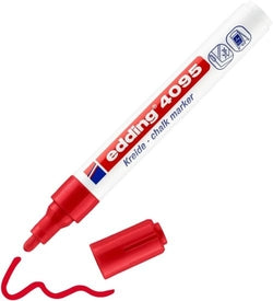 Rotulador tiza líquida rojo Edding 4095 pack 10 Imagen principal del producto