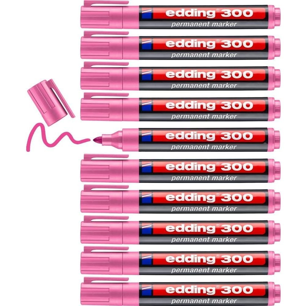 Rotulador Edding 300 Rosa | Edding | Pack 10 Unidades Imagen principal del producto