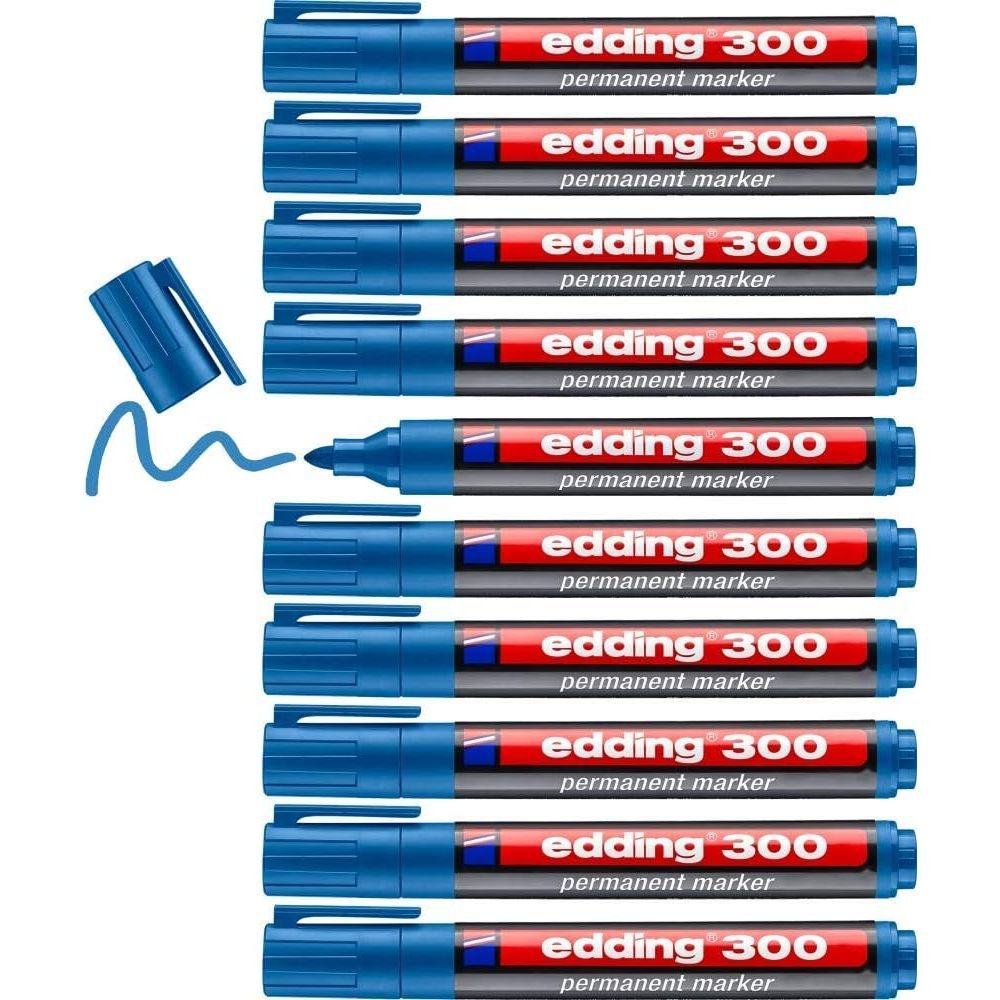 Rotulador Edding 300 Azul Claro | Edding | Pack 10 Unidades Imagen principal del producto