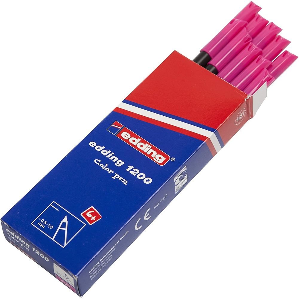 Rotulador Edding 1200 Rosa Neon | Edding | Pack 10 Unidades Imagen principal del producto