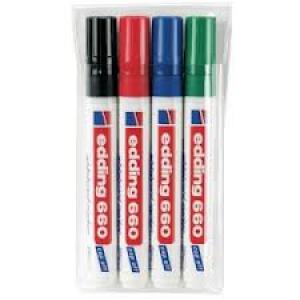Rotulador Pizarra Edding 660 B/4 Surtidos | Edding | Pack 1 Unidades Imagen principal del producto
