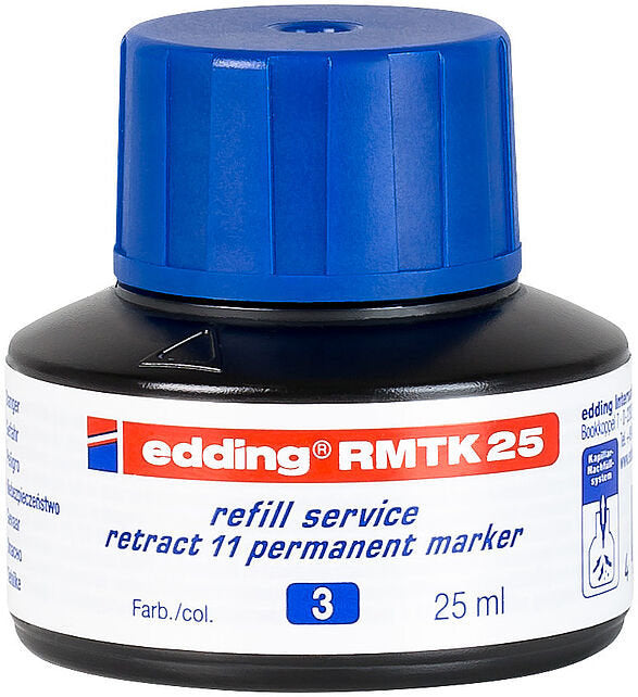 Tinta Recarga Edding Rmtk 25 Azul para rotuladores Edding