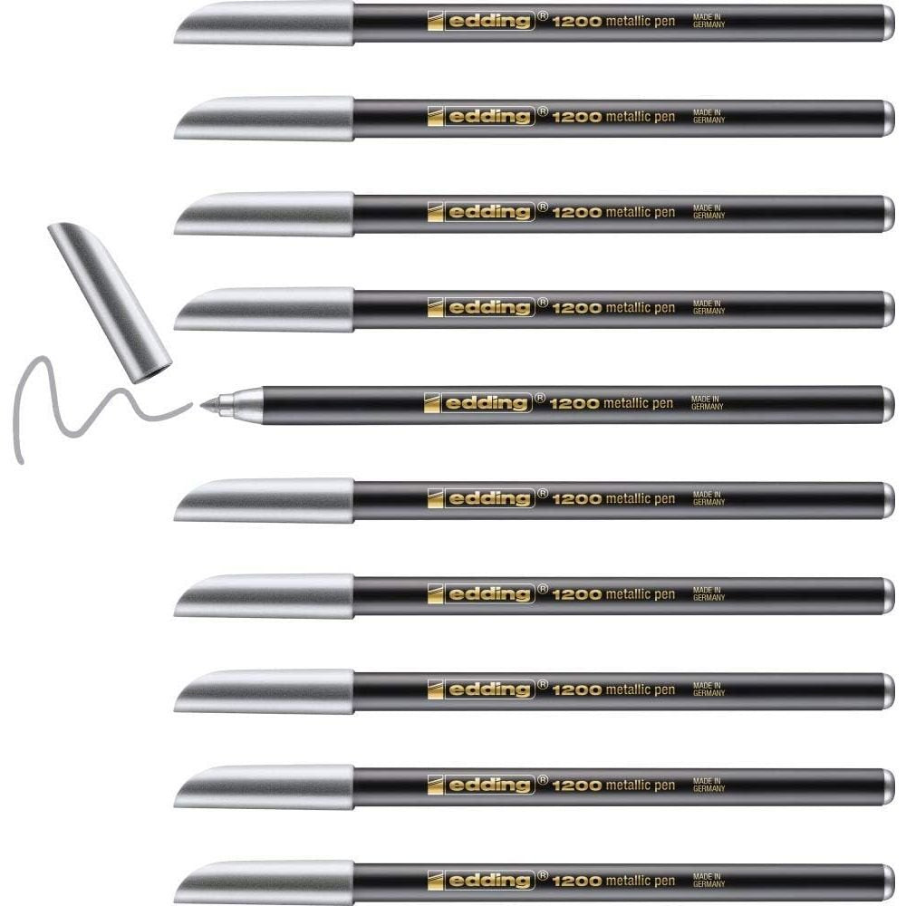 Rotulador Edding 1200 54 Metalizado Plata | Edding | Pack 10 Unidades Imagen principal del producto