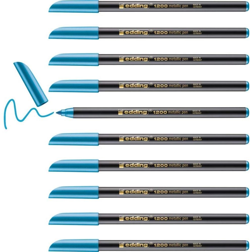 Rotulador Edding 1200 73 Metalizado Azul | Edding | Pack 10 Unidades Imagen principal del producto