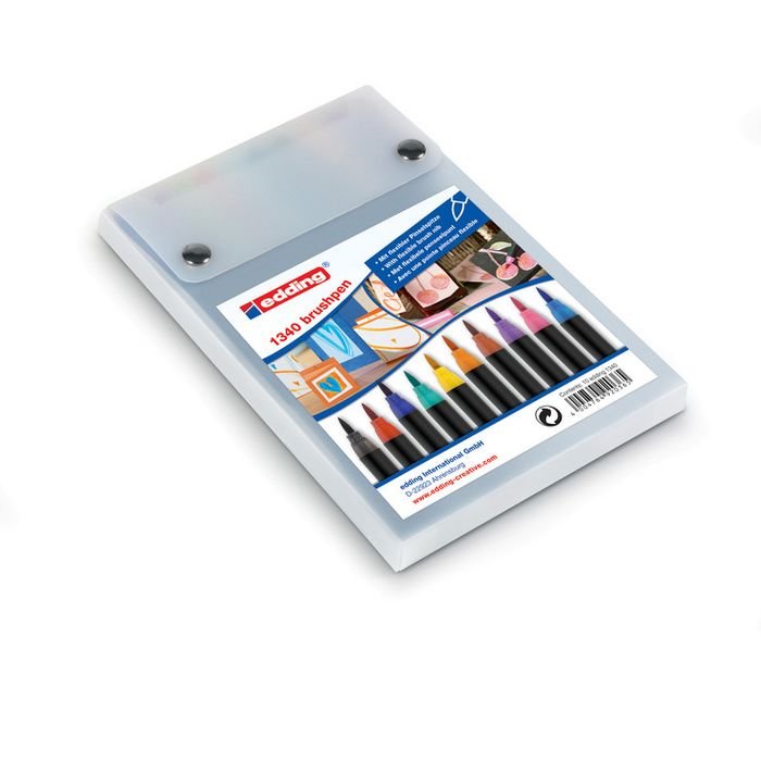 Rotulador Edding 1340 Punta Pincel 10 Colores | Edding | Pack 1 Unidades Imagen principal del producto