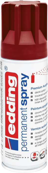 PINTURA ACRILICA SPRAY EDDING 5200 PERMANENTE ROJO PURPURA | 1 UNIDADES | (EDDING) Imagen principal del producto