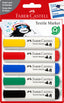 Marcadores Faber Textil Blister 5 Colores Basicos | Faber Castell | Pack 1 Unidades
