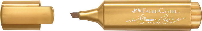 Marcador Faber Textliner 46 Metallic Oro | Faber Castell | Pack 10 Unidades