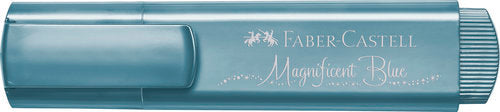 Marcador Faber Textliner 46 Metalico Azul | Faber Castell | Pack 10 Unidades