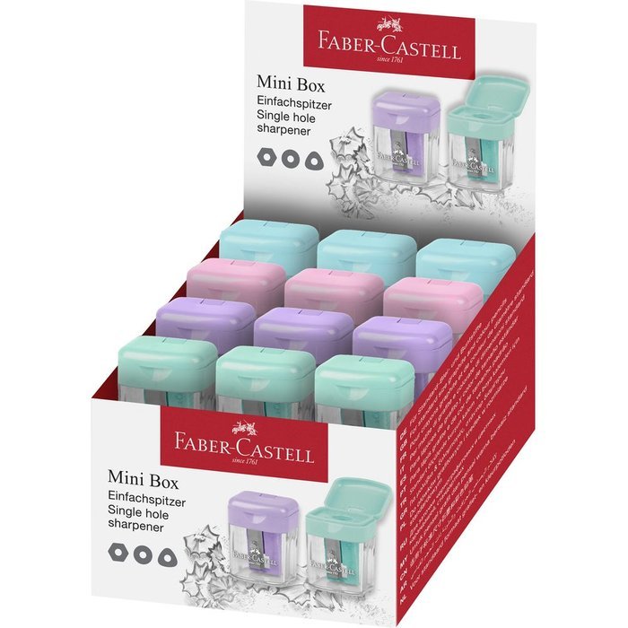 Expositor 24 afilalápiz Faber Castell Mini Box Imagen principal del producto