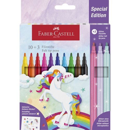 Rotulador Faber Castell Unicornio 13 Colores Surtidos