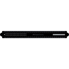 REGLA DOTS 30CM NEGRA | 6 UNIDADES | (FABER CASTELL)