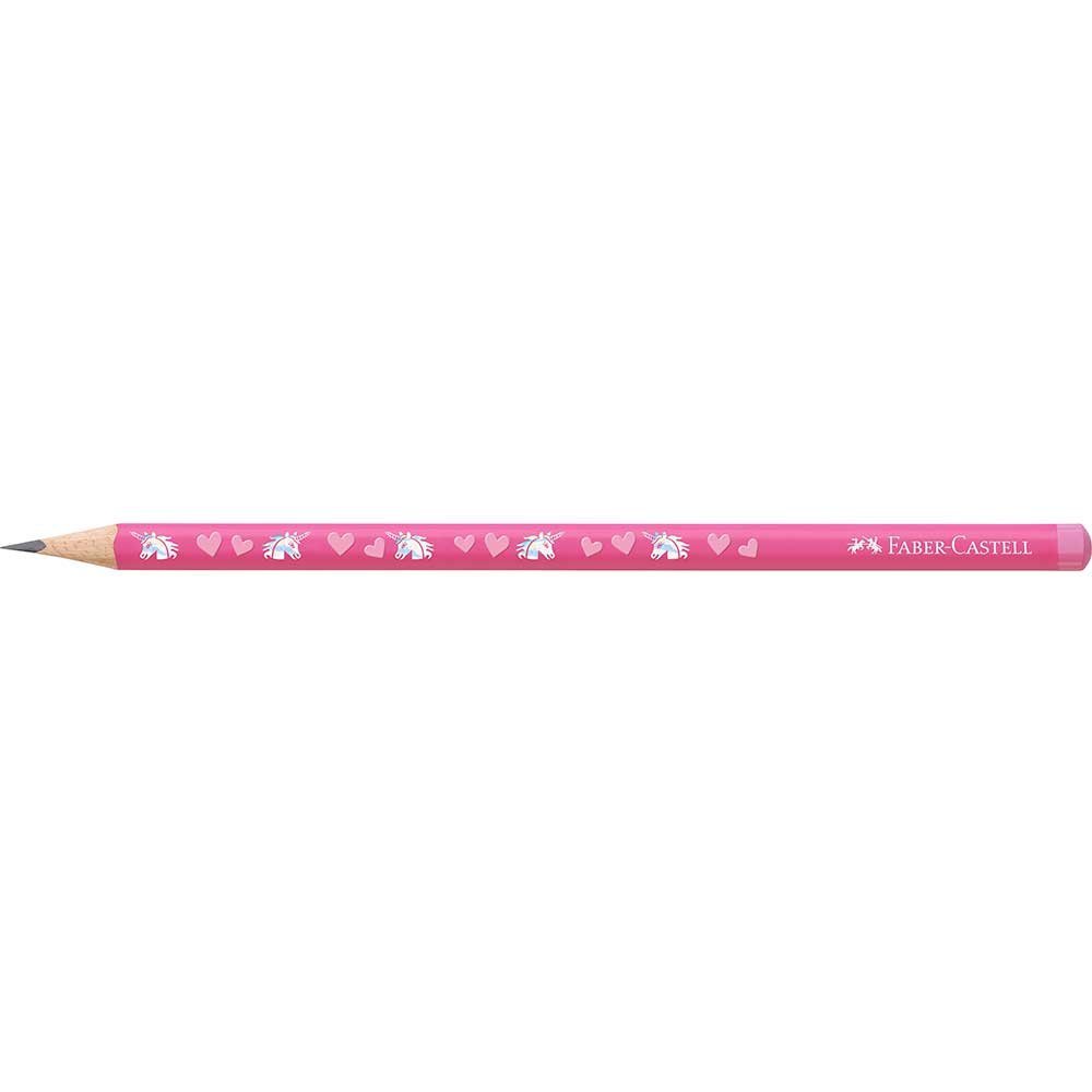 LAPIZ FABER UNICORNIO GRAFITO HB ROSA | 12 UNIDADES | (FABER CASTELL) Imagen principal del producto