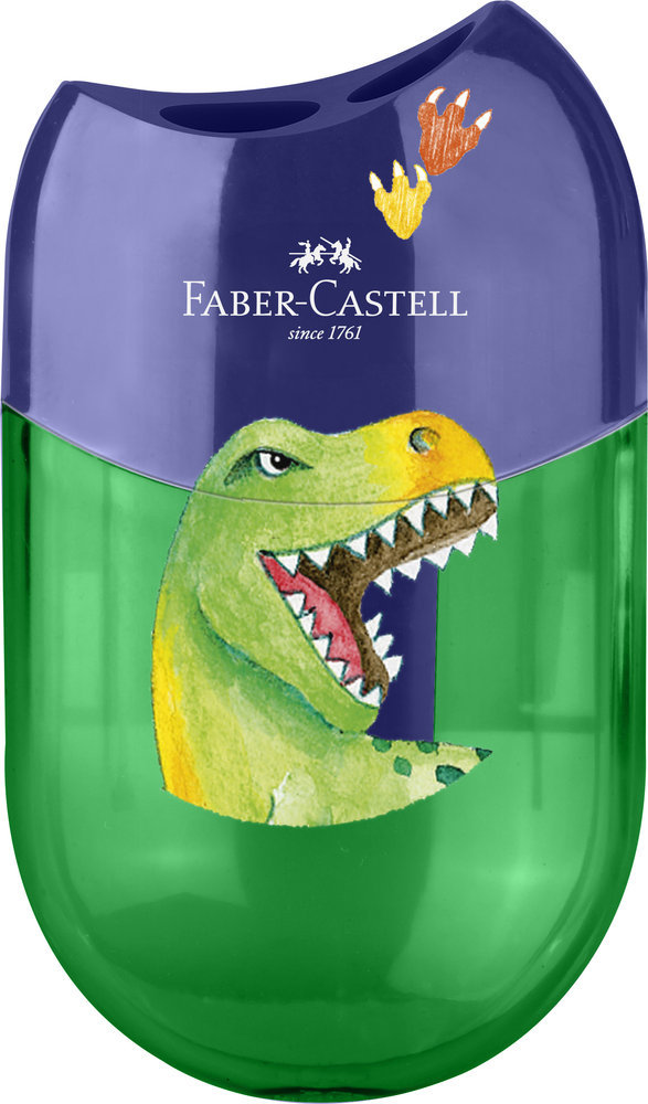 Afilalapiz Faber Doble Deposito Dinosaurio Marca Faber Castell Imagen principal del producto